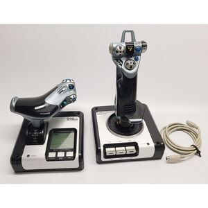 Saitek X52 Flight Control System Joystick & Throttle PC Gaming Controller